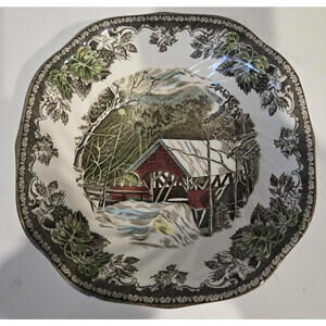 Johnson Bro Friendly Village/Covered Bridge (6 1/8) Cereal Bowl/Dish England